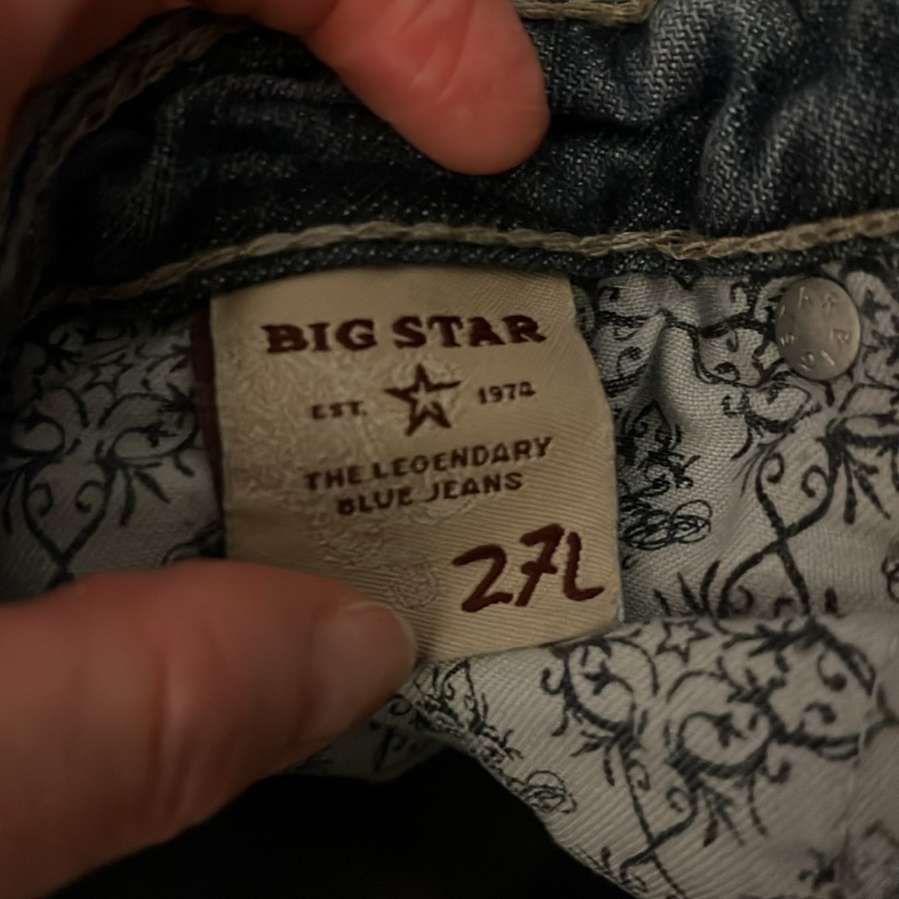 Big Star Maddie boot mid ride fit jeans- 27 L - Picture 4 of 4